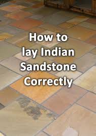Lay Indian Sandstone Paving Correctly
