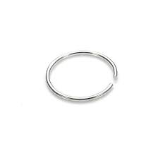 A nose ring may be worn through a pierced hole or held by a clasp. Sterling Silver 8mm Nose Ring Jewellerybox Co Uk