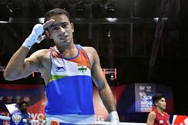 Yuberjen martinez of colombia in action against amit panghal in men's lightweight round of 16 bout. Tokyo Olympics World No 1 Amit Panghal S Campaign Ends With Shocking Loss To Colombian Yuberjen Martinez The Financial Express