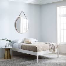 simple bed frame tall