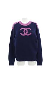 pink chanel sweater