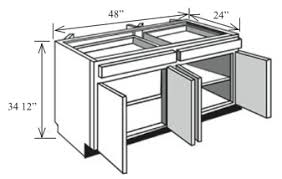 bi48 kitchen island base cabinet