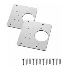 cabinet hinge repair plate with hole