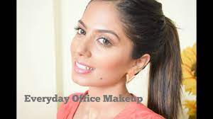 everyday office makeup for indian