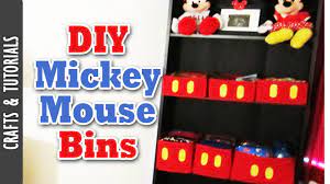 diy mickey mouse bins room