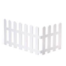 White Sectional Plastic Fence Pg