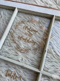 easy wedding seating chart out of an