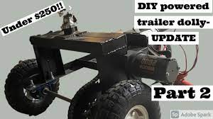 diy powered trailer mover update