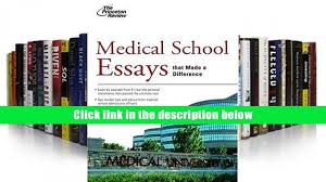 Download  PDF  Essays That Worked for Medical Schools     Essays from  Successful Applications to