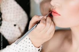makeup artist makes bridal makeup by