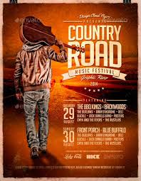 Best Concert Flyers Best 20 Country And Western Style Flyer