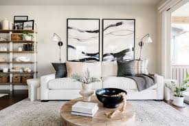 modern boho style natural rug white