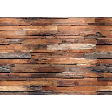 Reclaimed Wood Wall Mural Unpasted