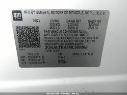 Vin 3gkaltev2ml389268 Gmc Terrain