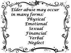 Patterns of elder abuse or neglect can be broken, and both the abused person and the abuser can receive needed help by increasing awareness. 21 Seniors Ideas Elder Abuse Elderly Care Elder Abuse Awareness