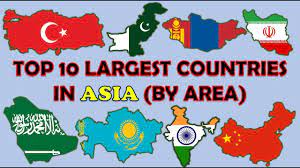 largest countries in asia