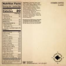 nutrient survival vitamin coffee 100
