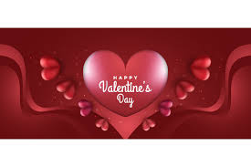 happy valentine s day banner design