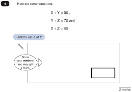 Ks2 Sats Maths Simultaneous Equations