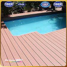 Our pool flooring is versatile, and many models have an easy drain through design, which means water flows right through them instead of pooling on the surface. China Wood Plastic Swimming Pool Deck Wpc Flooring For Swimming Pool China Wpc Wpc Deck