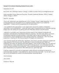Investment Banking Cover Letter Template Resume Mergers Inquisitions