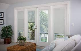 custom enclosed blinds door glass