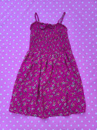 s fl pink summer dress size