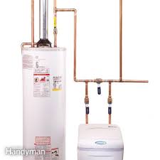 how to plumb a water softener diy