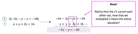 3 Equations 3 Unknown Math Lessons