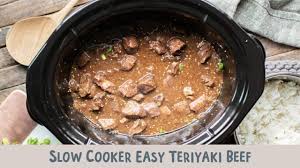 easy slow cooker teriyaki beef the