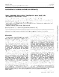 pdf environmental epidemiology of