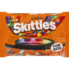 skittles fun size cauldron bite size