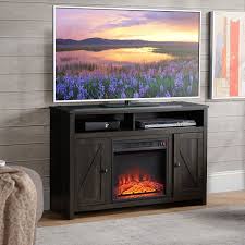 Homcom Electric Fireplace Tv Stand For