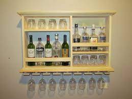 Unfinshed Mini Bar 3 X2 Liquor Cabinet