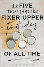 fixer upper paint colors the most