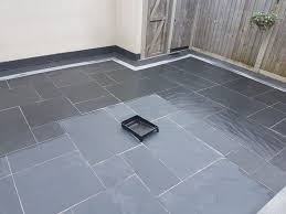 Black Slate Patio Tiles Regrouting