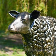 Life Size Bronze Sheep Sculpture