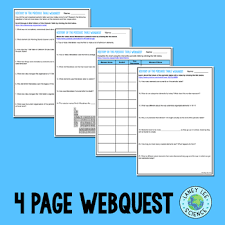 history of the periodic table webquest