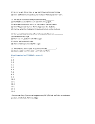 Kunci jawaban try out matematika paket 2. 179120373 Soal Tes Toefl Dan Pembahasan Jawaban Docx