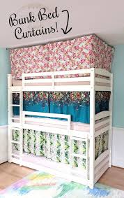 bunk bed curtains how to tutorial