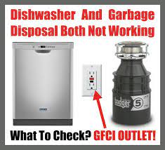 Dishwasher And Garbage Disposal Are