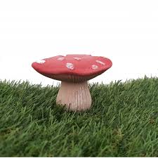 fairy garden red mushroom toadstool