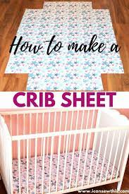 how to make a crib sheet an easy step