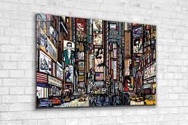 Ilration Tempered Glass Wall Art