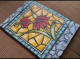 Stained Glass Daisies Canvas You