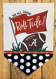 We All Cheer Roll Tide Garden Flag