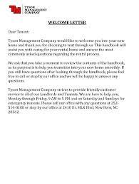 New Tenant Welcome Letter Pdf Rental Property Management Being A  gambar png