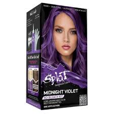 splat hair dye purples
