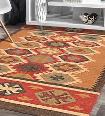 contemporary styled ethnic carpet