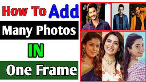 add many photos in one frame
